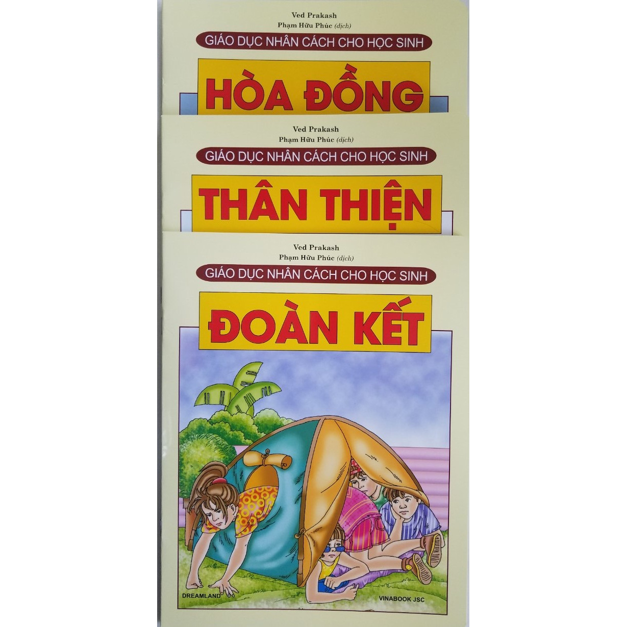 Combo Sách Giáo Dục Nhân Cách Cho Học Sinh : Hòa Đồng + Thân Thiện + Đoàn Kết