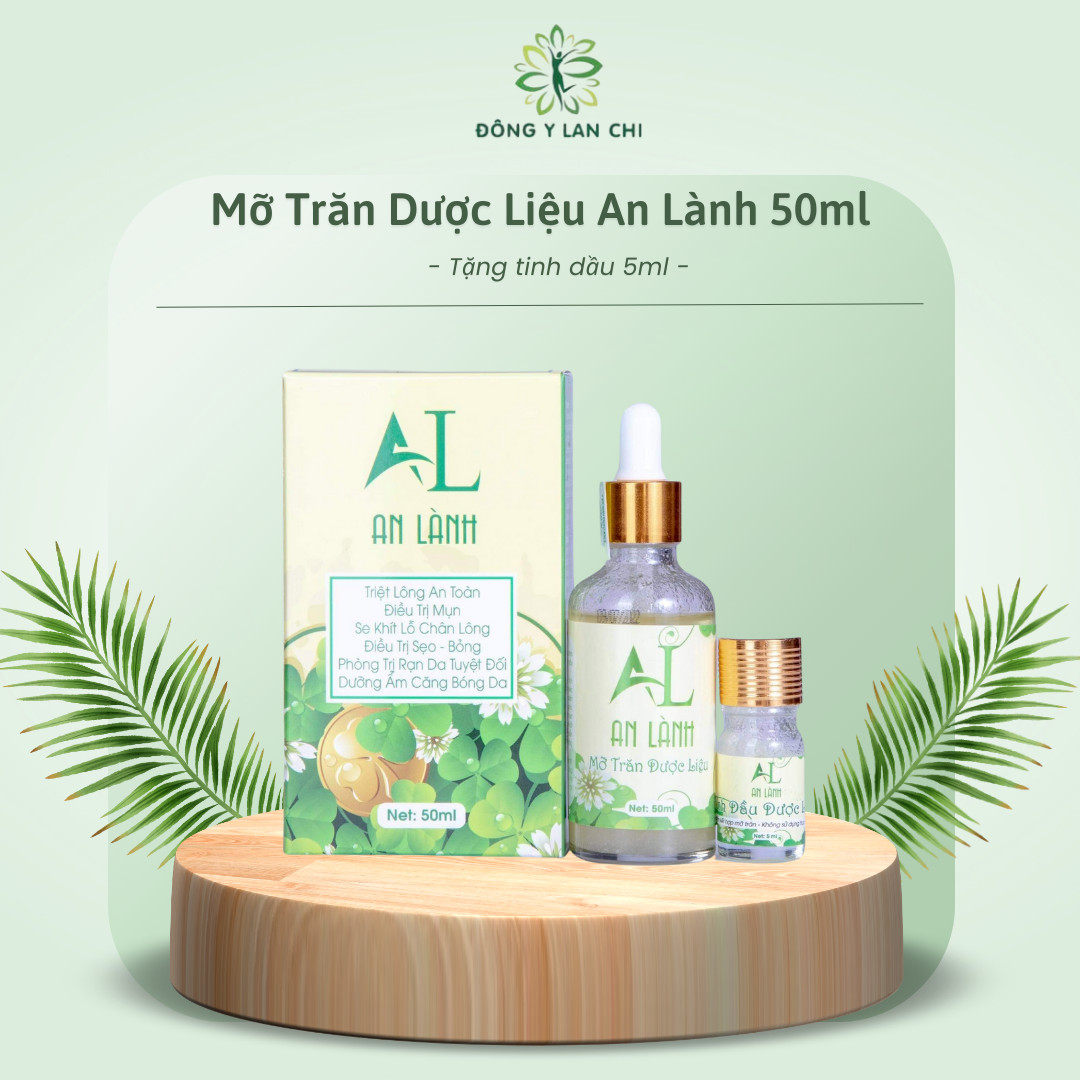 MỠ TRĂN AN LÀNH 50ML / TẶNG TINH DẦU 5ML / MỠ TRĂN TRIỆT LÔNG AN LÀNH