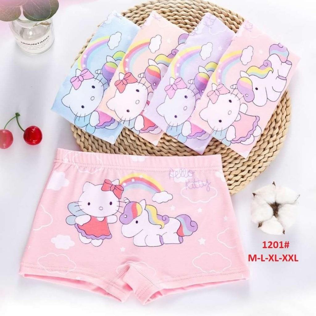 Quần Lót Bé Gái SET 5 Quần Lót Đùi, Quần Lót Tam Giác Cotton Siêu Dễ Thương