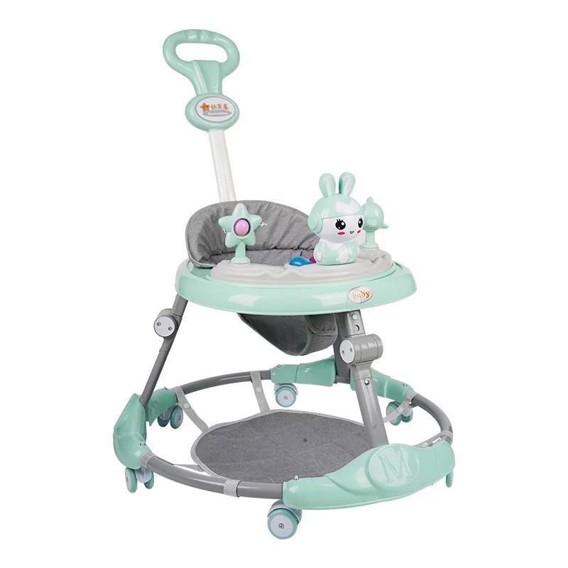 XE TRÒN TẬP ĐI CON THỎ CÓ NHẠC, CÓ TAY CẦM,BÀN ĂN DẶM 1B