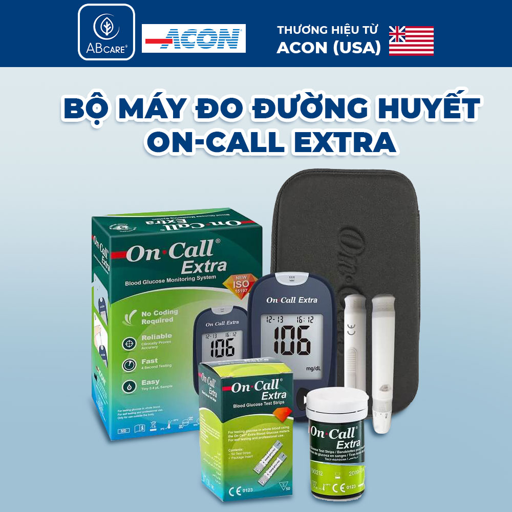 Máy đo đường huyết cá nhân ACON On-call Extra  - Bảo hành trọn đời