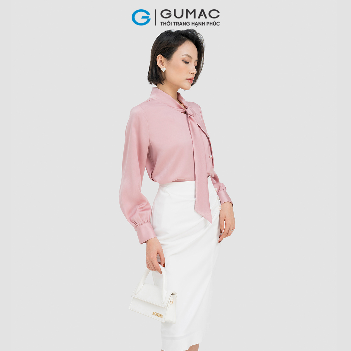 Váy suông xếp ly Gumac VD04006