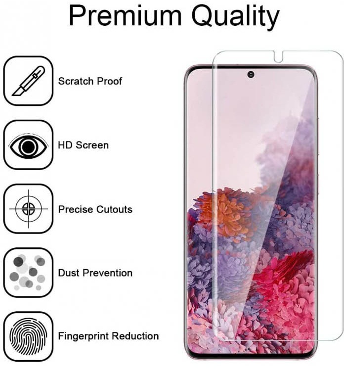 Miếng dán màn hình chống trầy cho Samsung Galaxy S20 Ultra hiệu Vmax - hàng nhập khẩu
