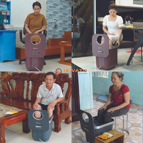 Máy Massage Chân Thải Độc Tăng Sức đề kháng NEVATO NVF605