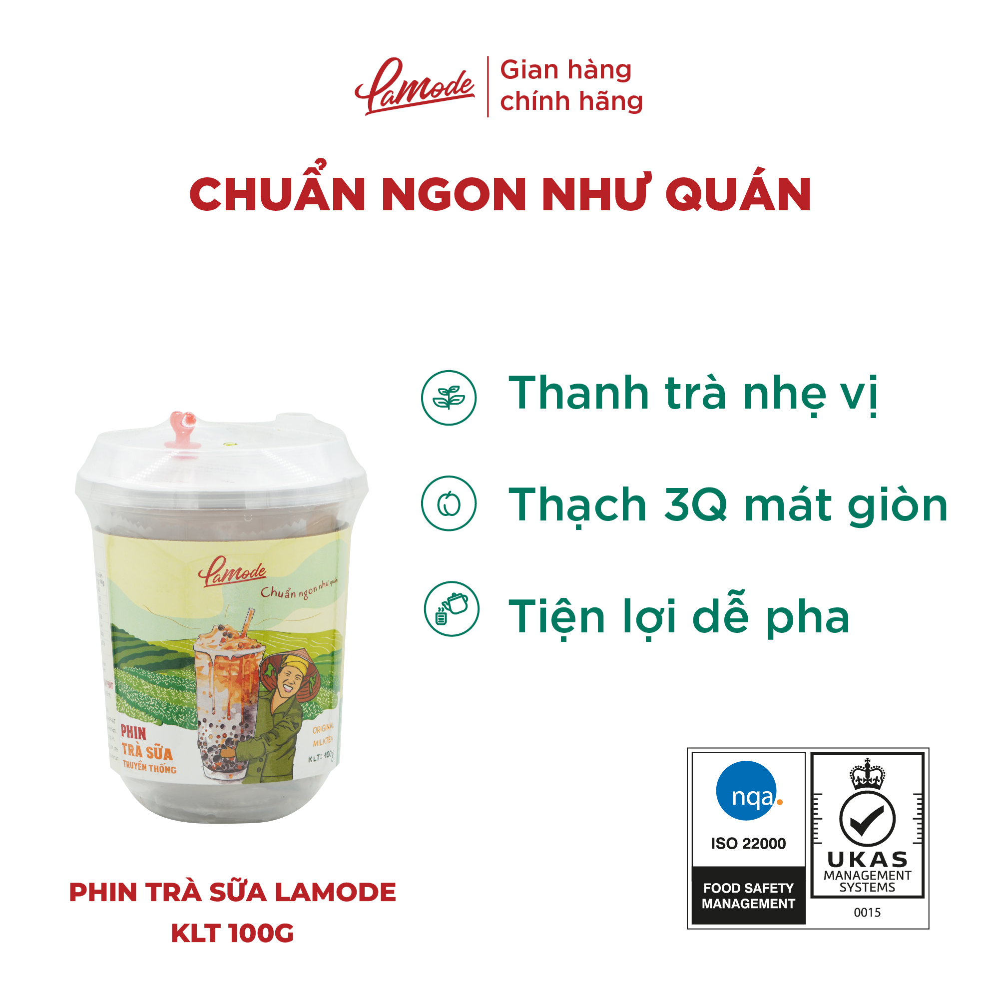 Phin Trà Sữa Truyền Thống Lamode Pha 1 Ly Chuẩn Vị Quán, Tiện Lợi