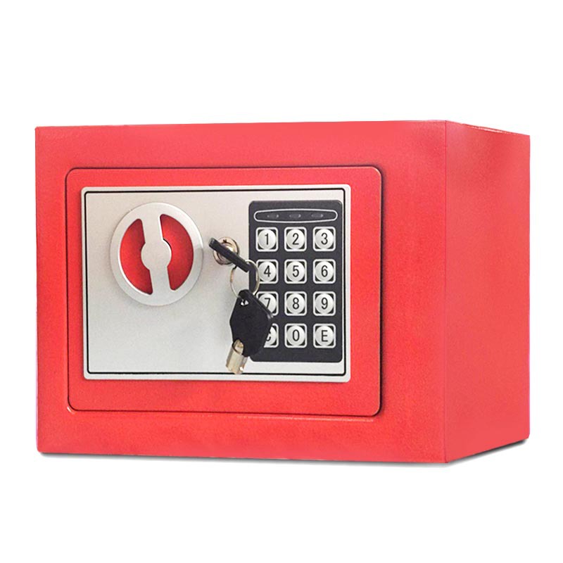 Két Sắt Mini SEKA 17E Khoá Điện Tử Chống Cháy Có Khe Đút Tiền - Màu Ngẫu Nhiên - Hàng Chính Hãng
