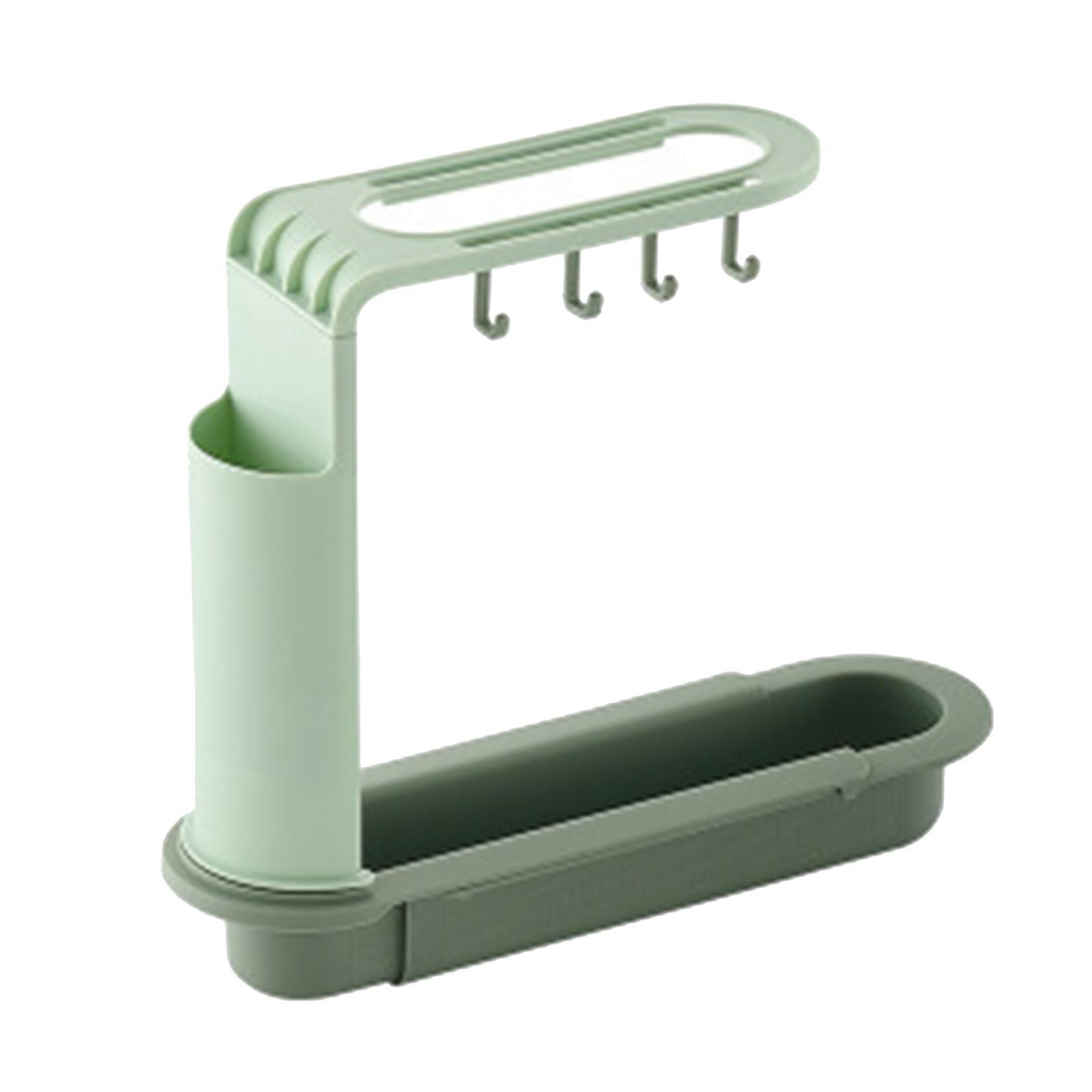 2 in 1 Sink Rack Sink Tray Drainer Rack Sink Organizer Storage Basket