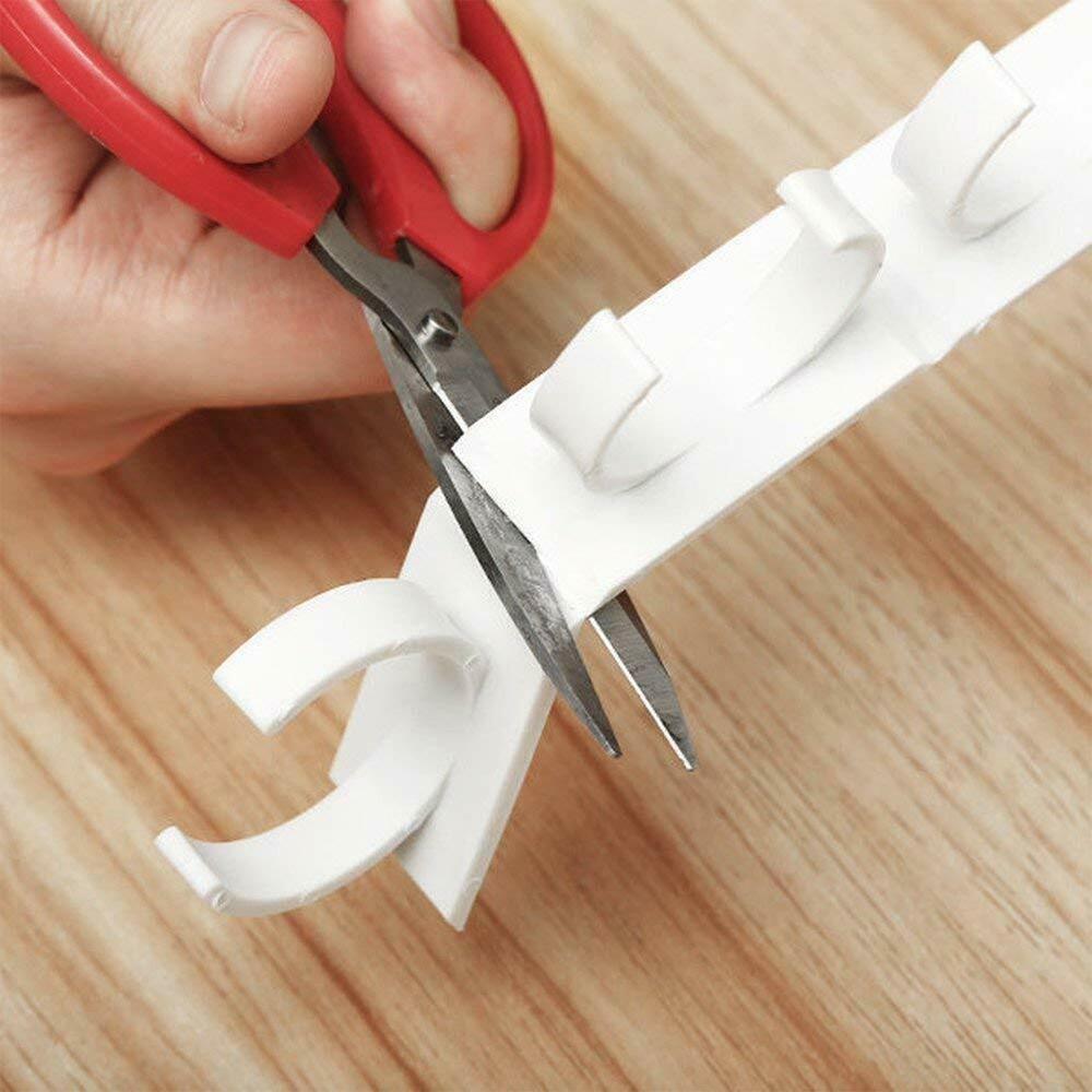 Kệ đựng gia vị nhà bếp 20 cái 4 dải, và mỗi dải có 5 kẹp trên đó, có thể chứa 5 lọ tiết kiệm không gian bếp