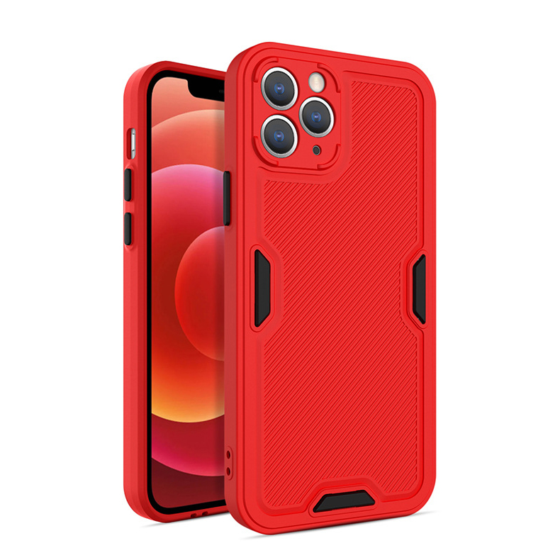 Ốp Lưng Chống Sốc Phong Cách Mới Dành Cho Iphone 11 12 11 Pro 12 Pro 11 Pro Max 12 Pro Max - Hàng Chính Hãng - Iphone 11 Pro - Màu Đỏ