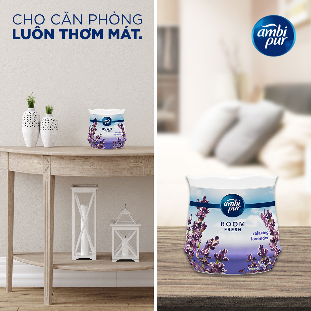 Combo 2 Sáp Thơm Phòng AMBIPUR Hộp 180G x2 Nhiều Mùi Hương