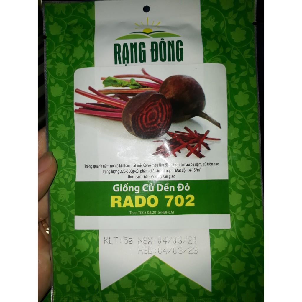 Hạt giống củ dền đỏ Rado, đóng gói 5gr