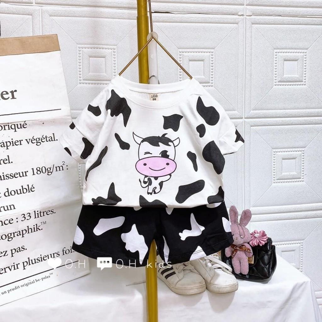 Bộ Cộc Tay Cho Bé FREE SHIP Bộ Minky Mom Cộc Tay Chất Thun Lạnh siêu mềm mịn thoáng mát .