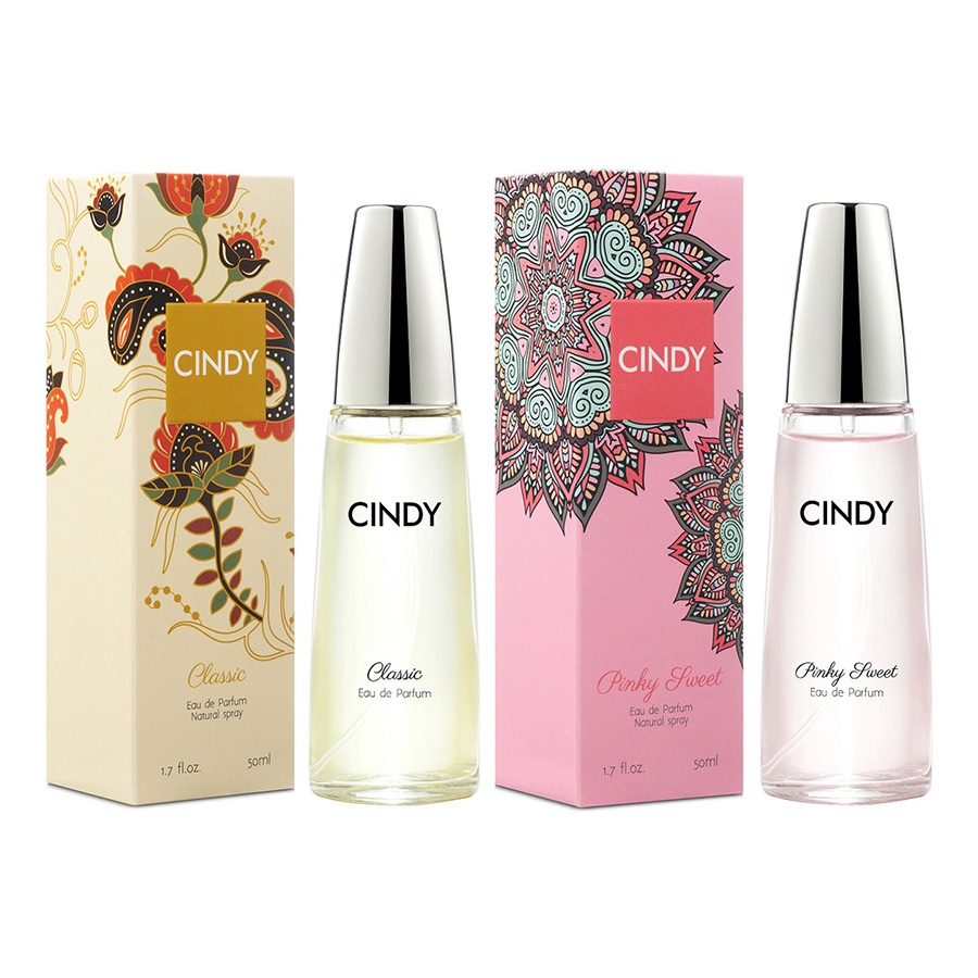 Bộ nước hoa Cindy 50ml (Classic + Pinky Sweet)