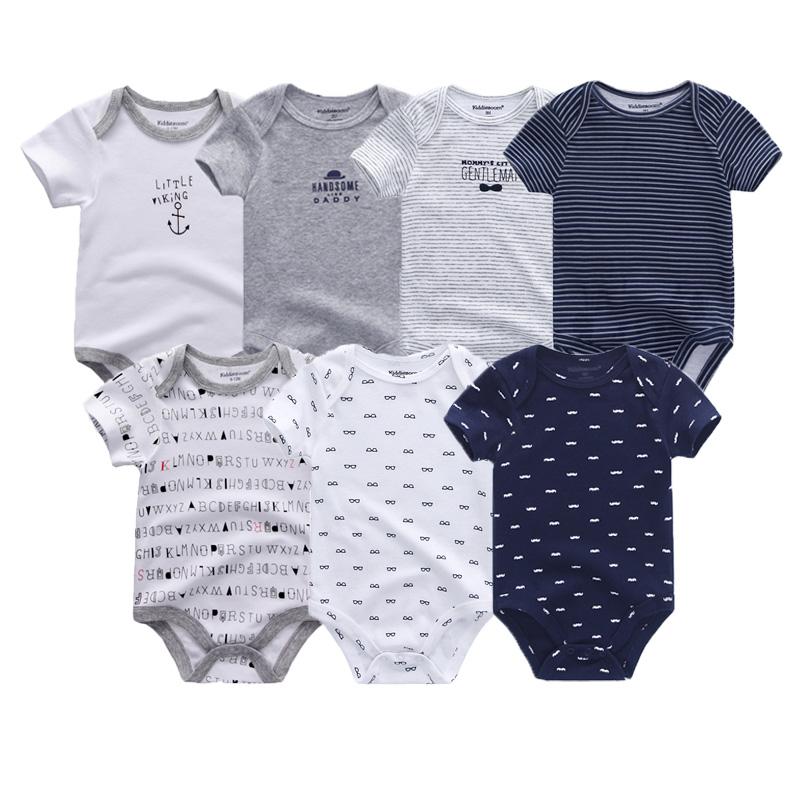 Uniesx Bé Sơ Sinh Rompers Quần Áo 7 Cái/lốc Trẻ Sơ Sinh Áo Liền Quần 100% Trẻ Em Cotton Roupa De Bebe Bé Gái Và Bé Trai Quần Áo Cho Bé