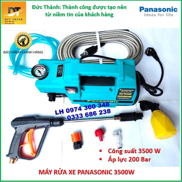 Máy rửa xe PANASONIC 3500W mày xanh