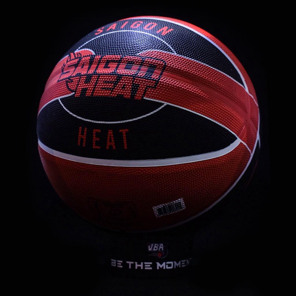 Quả bóng rổ Spalding SaiGon Heat Size 7- Tặng kim bơm bóng và túi lưới đựng bóng