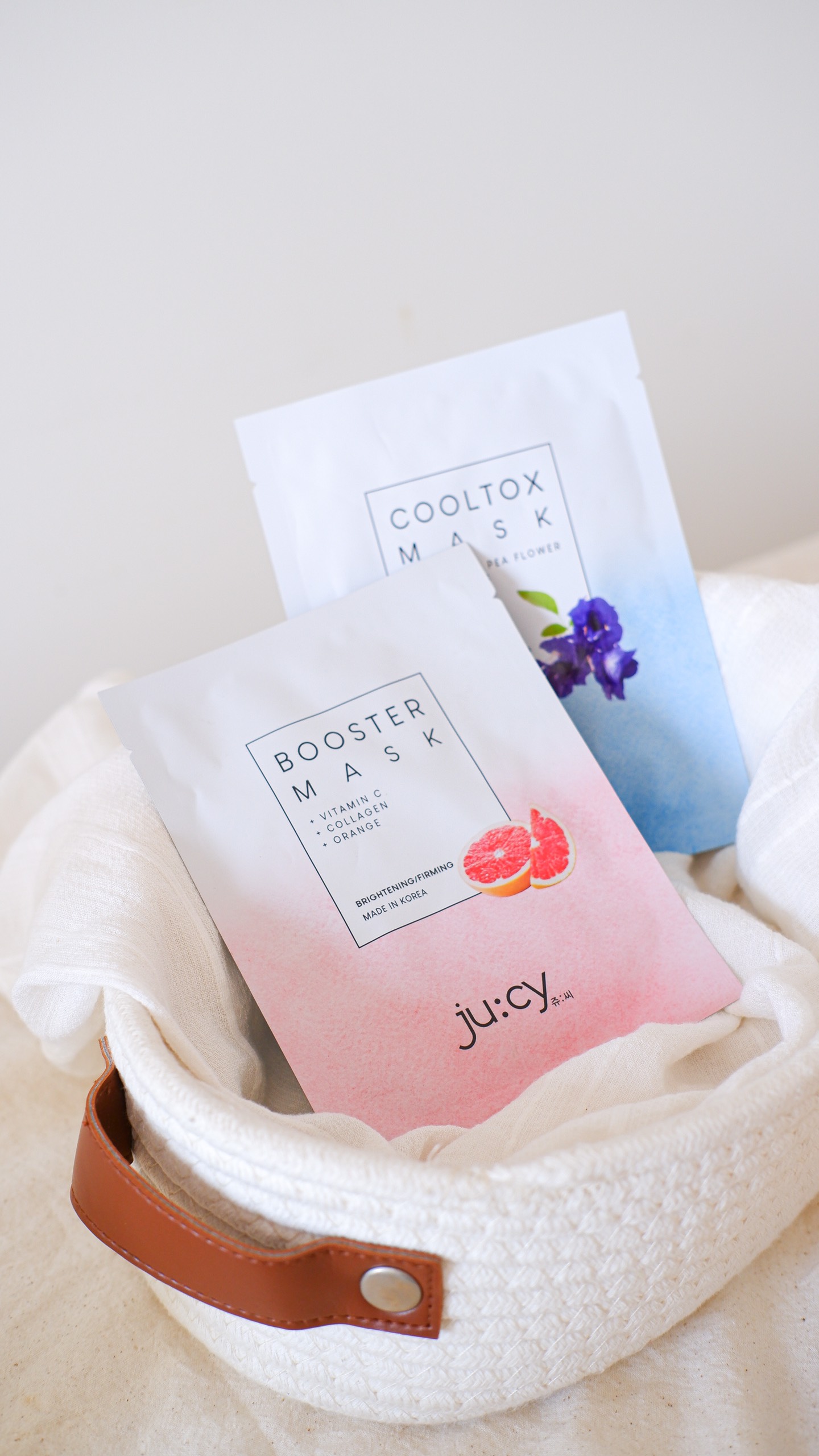 Combo 10 mặt nạ Jucy dưỡng trắng cấp ẩm(5 mask booster + 5 mask Cooltox)