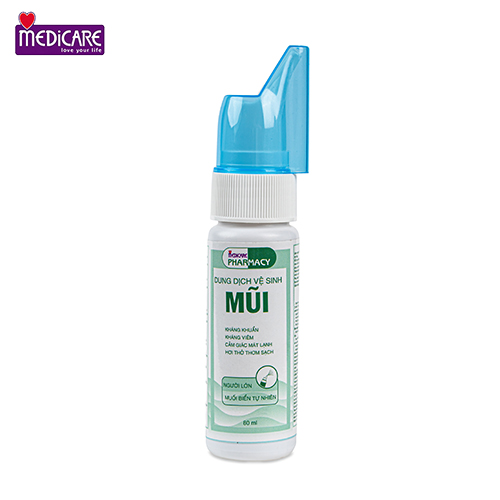 0131215 Xịt mũi MEDiCARE PHARMACY Người lớn 80ml