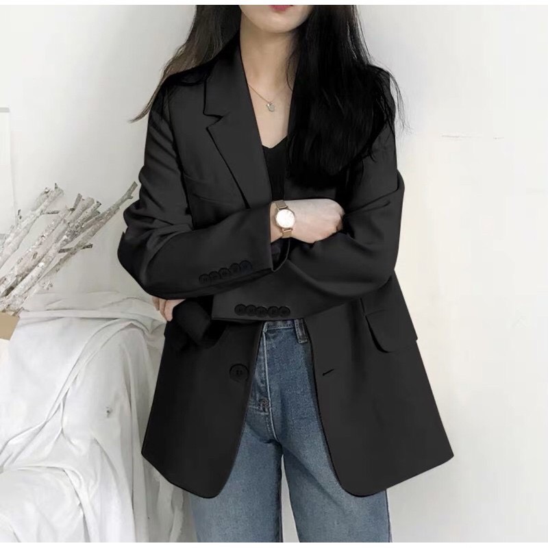 Áo vest nữ blazer hàn quốc  [HÀNG CAO CẤP] form chuẩn công sở dễ phối đồ