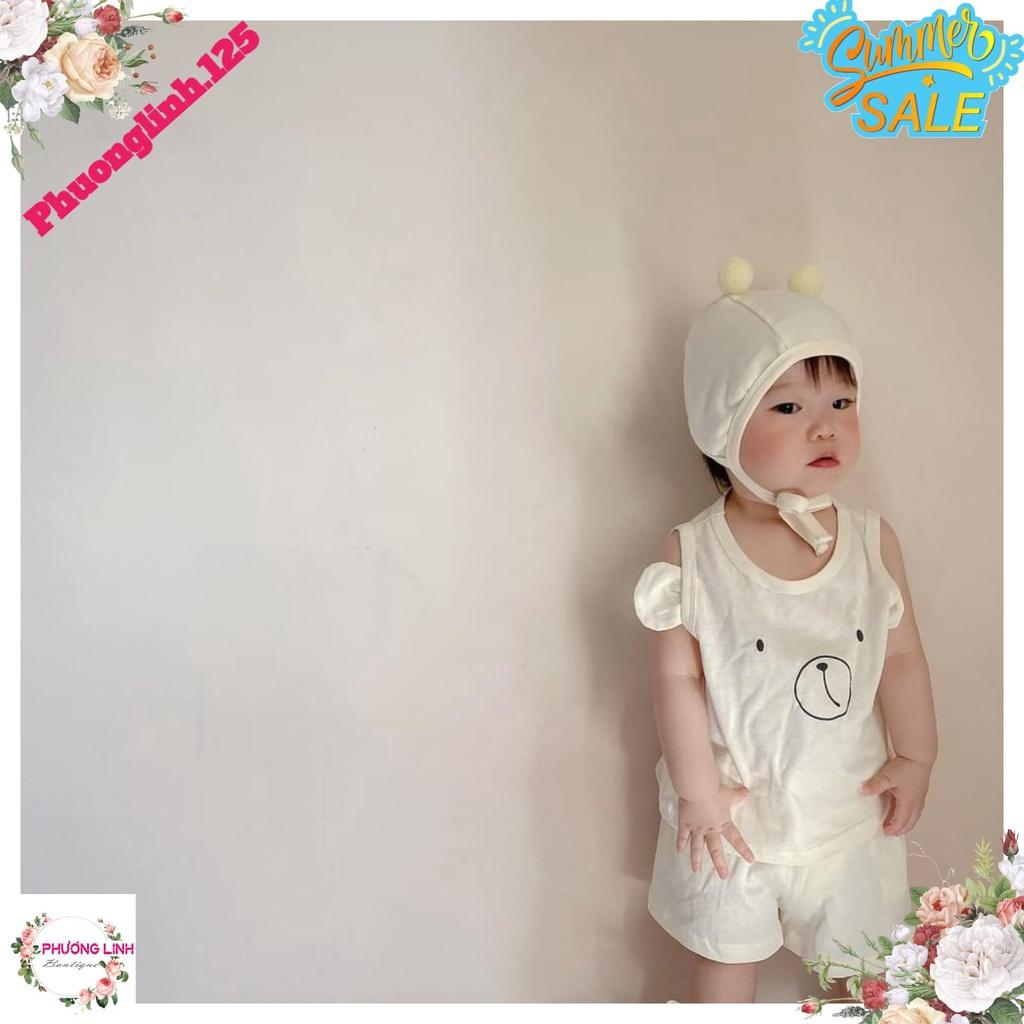 SET 2 BỘ COTTON ĐÙI BÉ SÁT NÁCH HÌNH GẤU