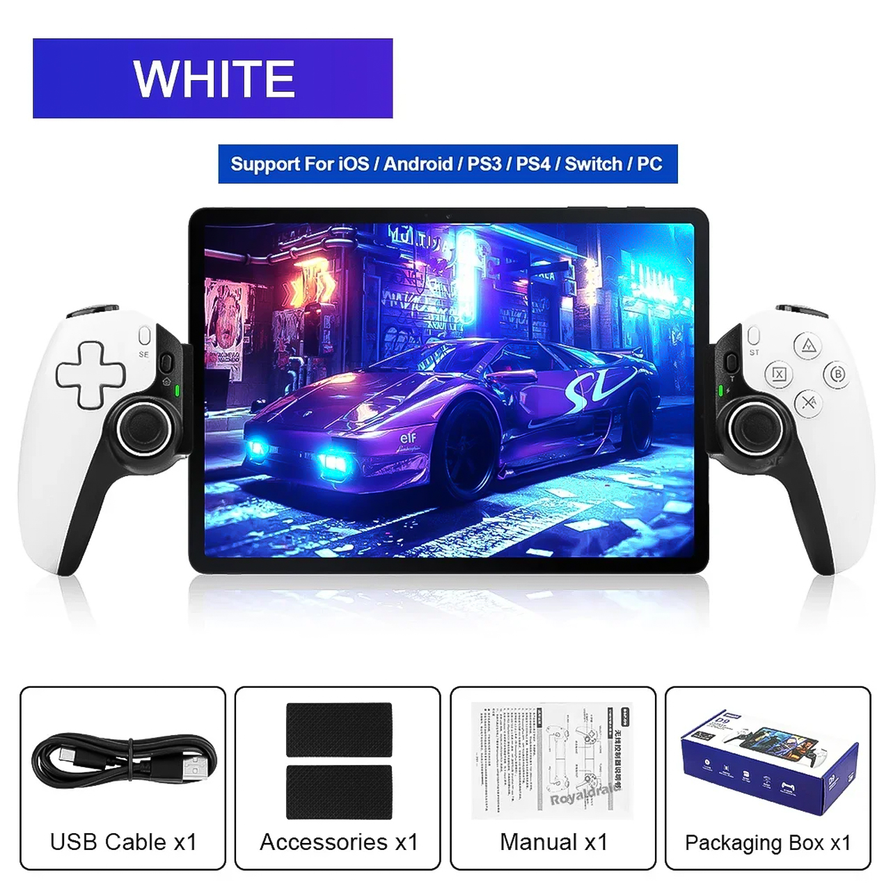 Tay Cầm Chơi Game Vinetteam BSP-D9 Hỗ Trợ Đa Nền Tảng Điện Thoại ANDROID / IOS / PC / PS4 - hàng chính hãng