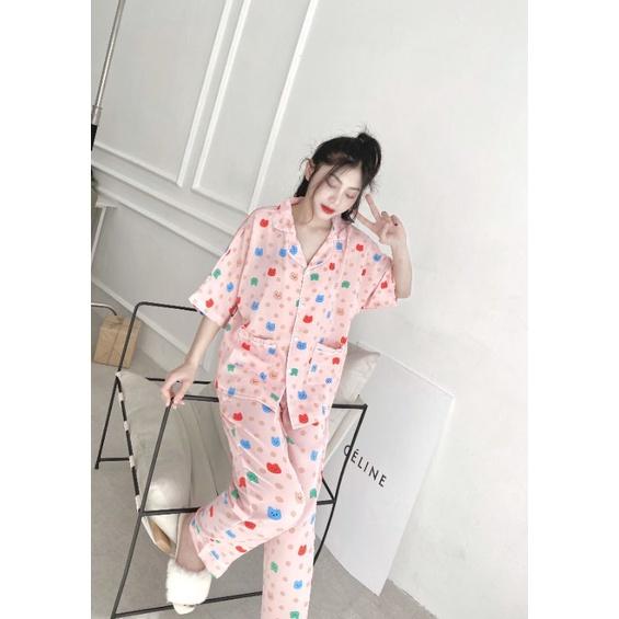 Bộ ngủ LỤA MANGO cánh dơi hot hit CỘC DÀI