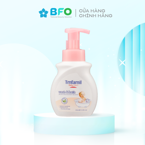 Sữa Tắm Gội Cho Bé Công Nghệ Anh Quốc Tami Natural 2 Trong 1 An Toàn Dịu Nhẹ 350ml