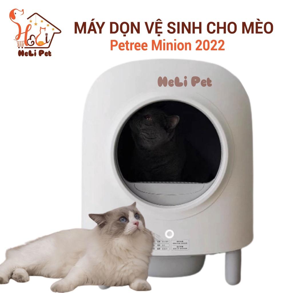 Máy Vệ Sinh Cho Mèo Tự Động PETREE 2 WIFI Bản Quốc Tế Có App Dùng Được Tất Cả Các Loại Cát Vệ Sinh Đất Sét, Cát Tofu, Cát Thủy Tinh- HeLiPet
