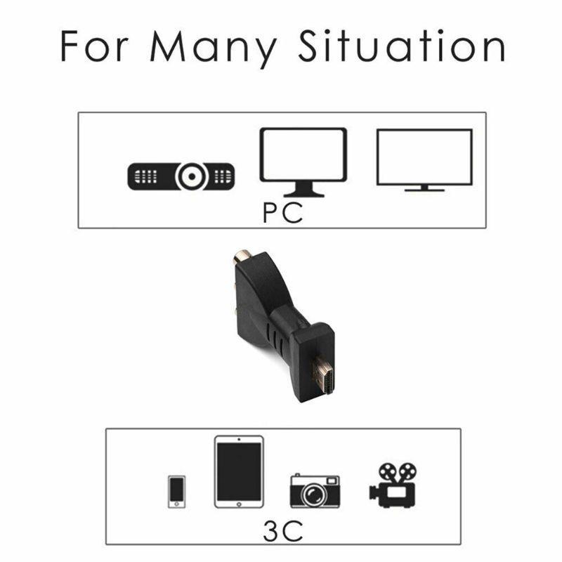 Bộ chuyển đổi âm thanh hình ảnh HDMI sang 3 RCA