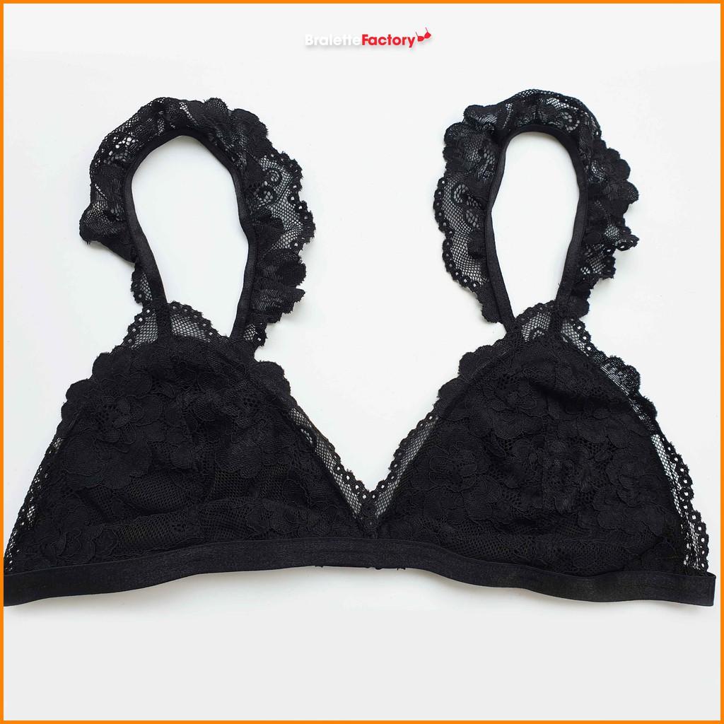 Set Bralette Ren Đen Quyến Rũ, Phong Cách N08