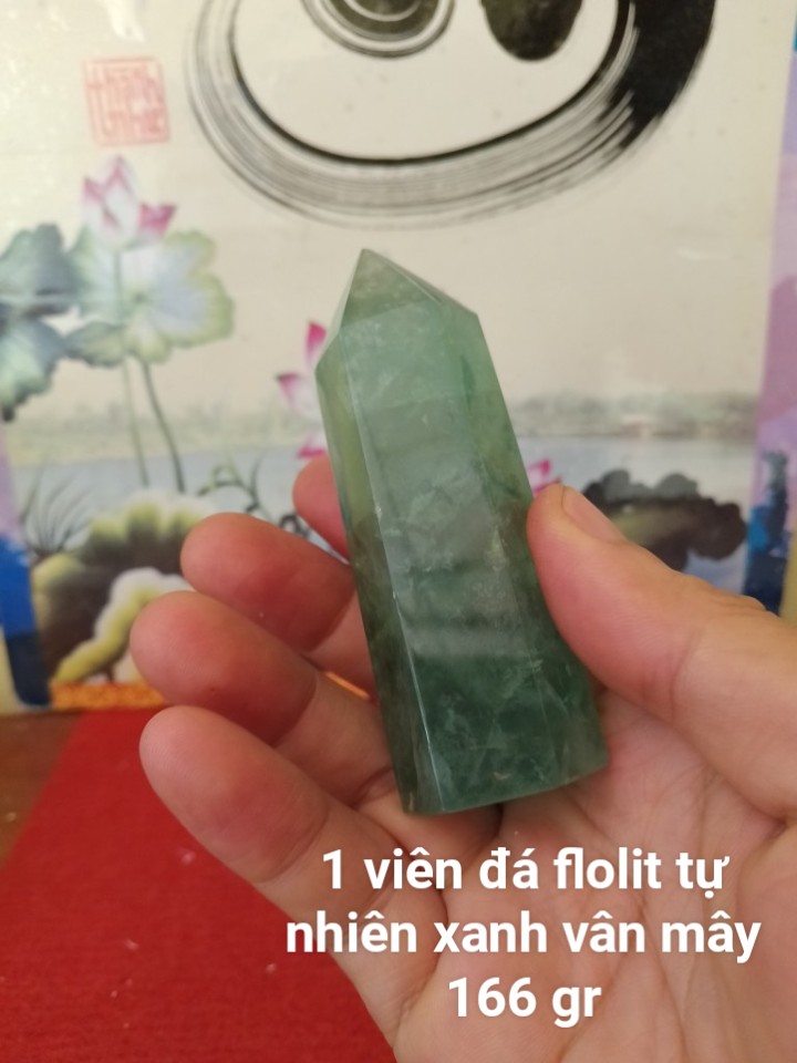 Trụ Đá Flourite Tự Nhiên Màu Xanh, Đá Thanh Tẩy Giúp Hỗ Trợ Reiki, Thiền Định, Sưu Tầm, Chặn Giấy