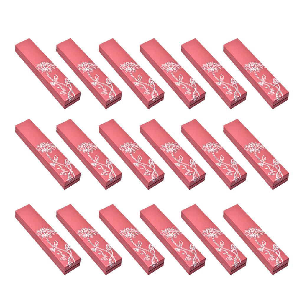 18Pcs Jewellery Gift Boxes Necklace Bracelet Case Valentines Gift Box Red