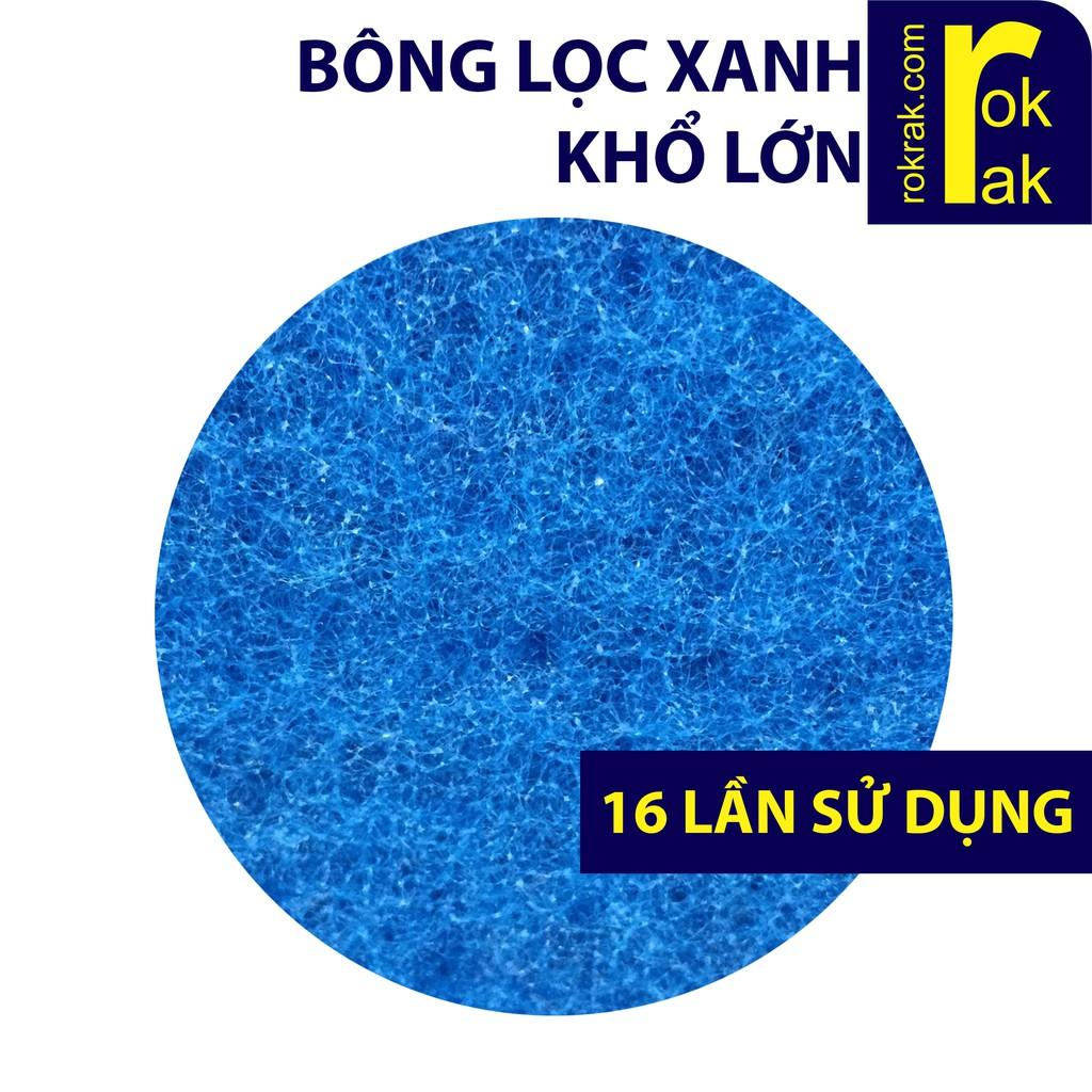 Bông lọc xanh khổ lớn vật liệu lọc bể cá cảnh