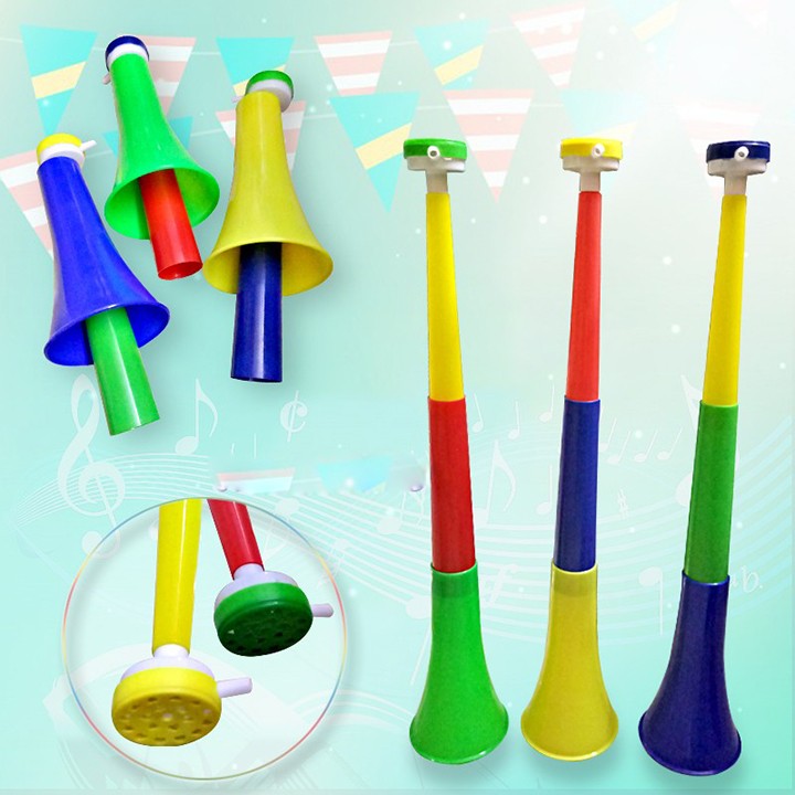 Kèn Thổi Cổ Động - Cổ Vũ 3 màu