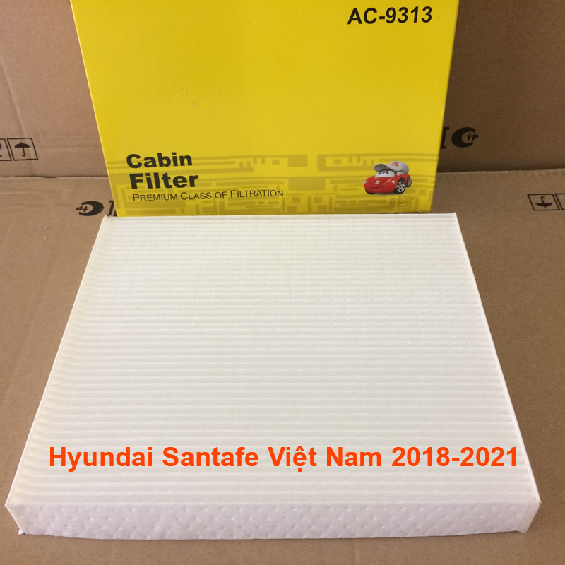 Lọc gió điều hòa cho xe Hyundai Santafe Việt Nam 2018, 2019, 2020, 2021 971332G000 mã AC9313-4