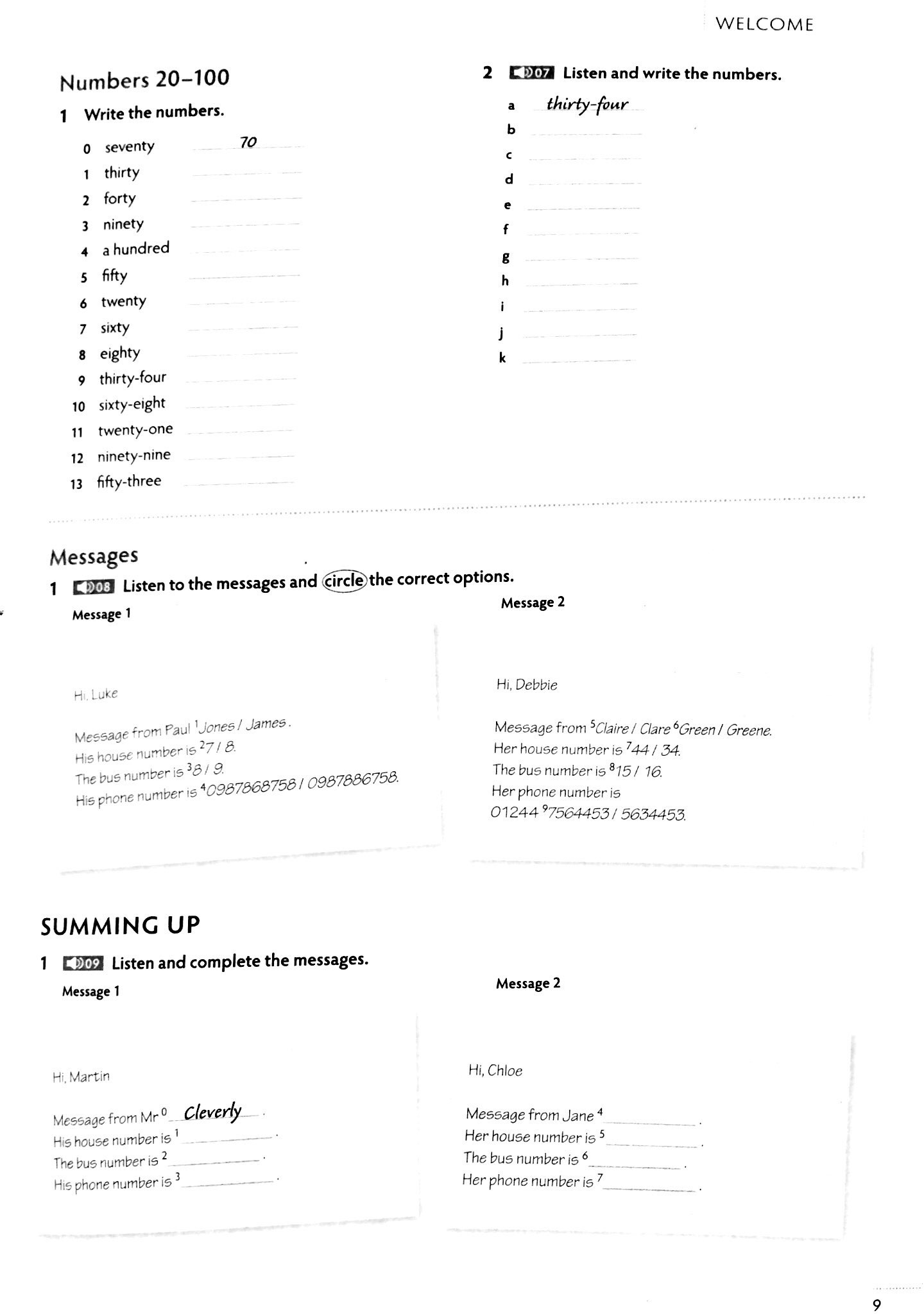 Think Workbook with Online Practice Starter (A1)