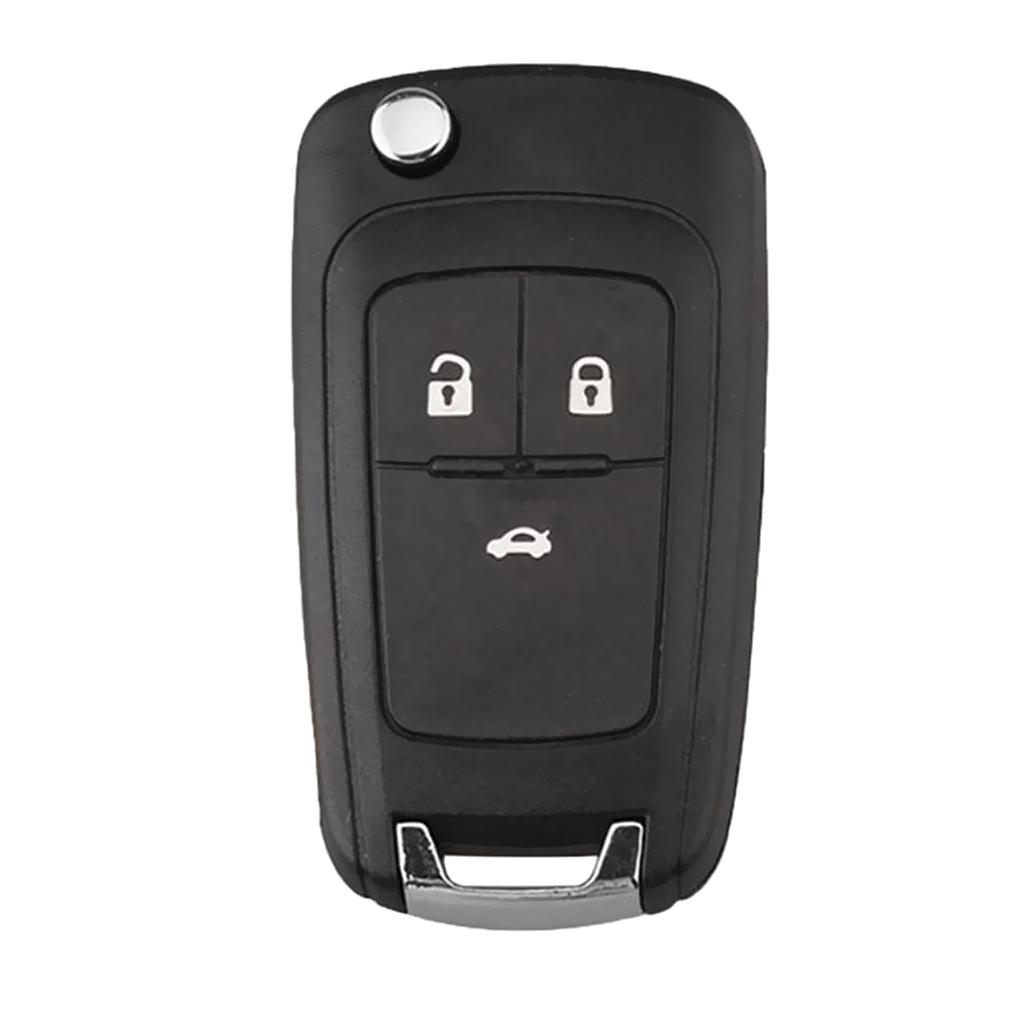 Uncut Remote Key Fob 3 Button 433MHz ID46 Chip for Chevrolet Cruze Orlando