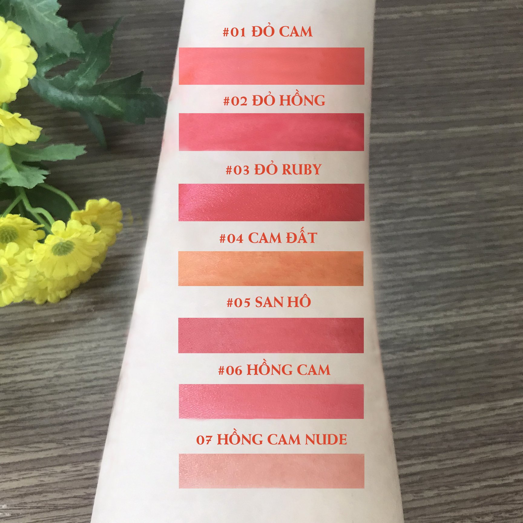 Set son quà tặng Belips hộp hoa hồng