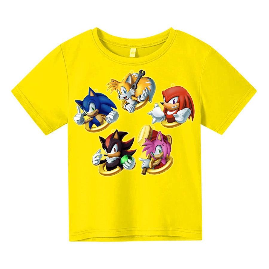 Áo thun trẻ em biệt đội sonic 2 Có size người lớn, King Cotton
