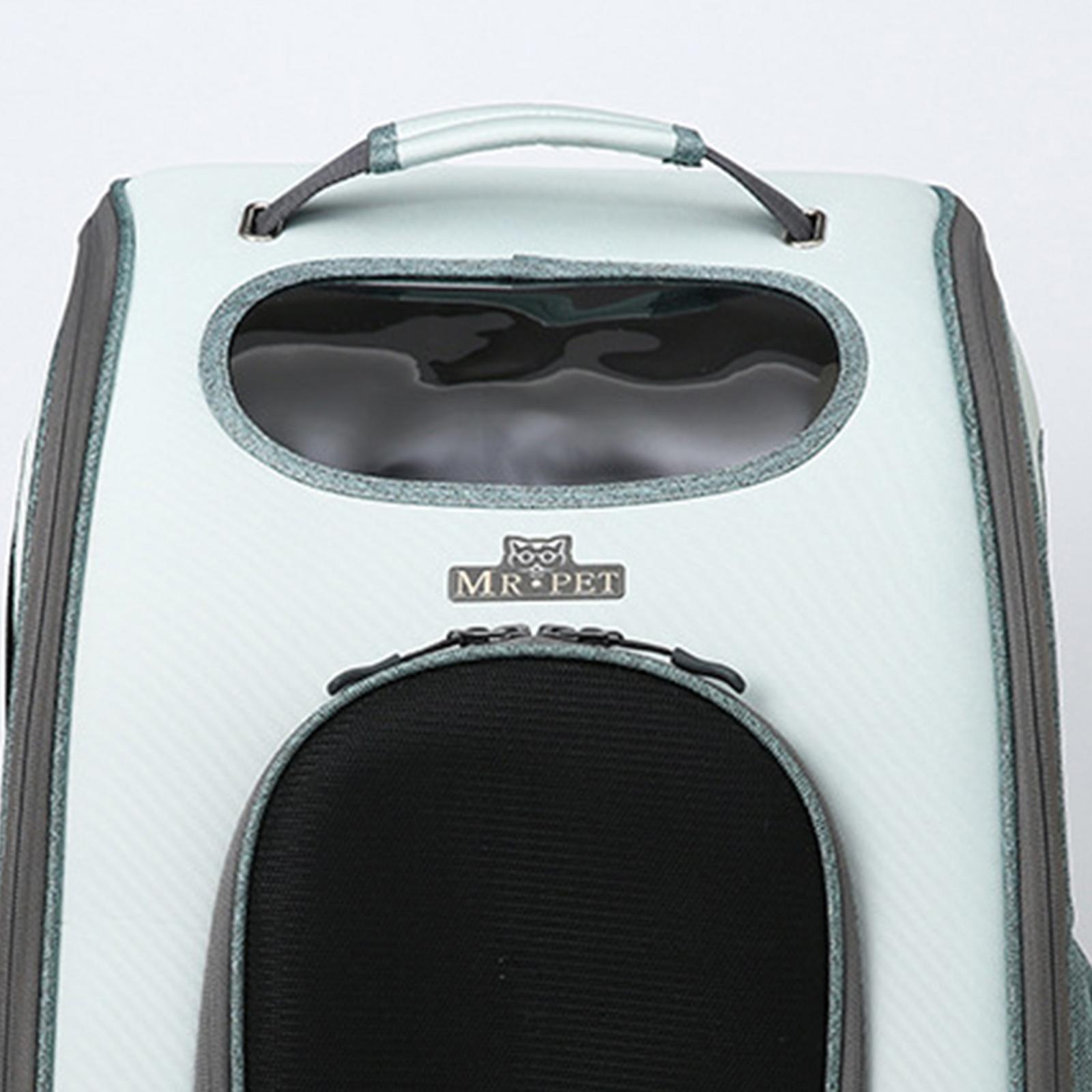 Breathable Pet Dog&Cat Carrier Backpack Shoulders Bag Zipper Cage