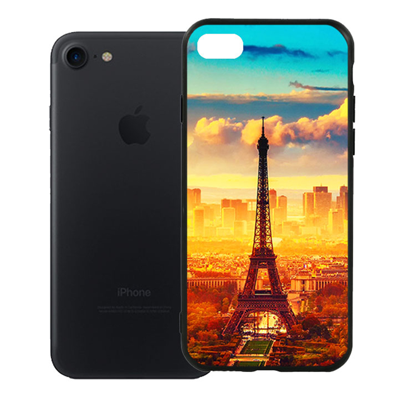 Ốp Lưng Viền TPU Cao Cấp Cho iPhone 7 - Paris 01