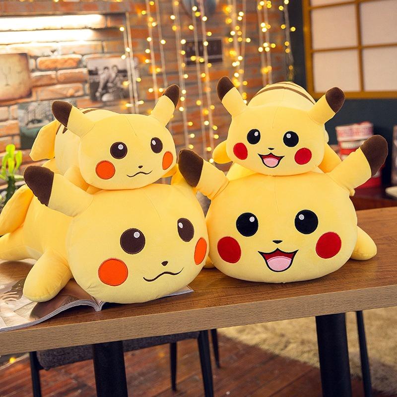 Gấu bông Pikachu mặt vui - Quà tặng đáng yêu