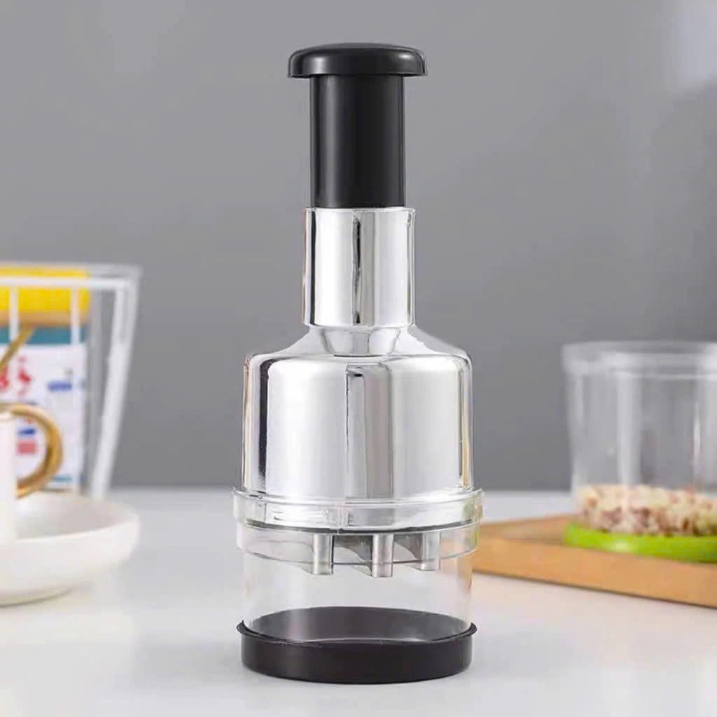 Dụng Cụ Dập, Xay Hành Tỏi, Ớt Nhà Bếp Bằng Nhựa Và Thép Không Gỉ