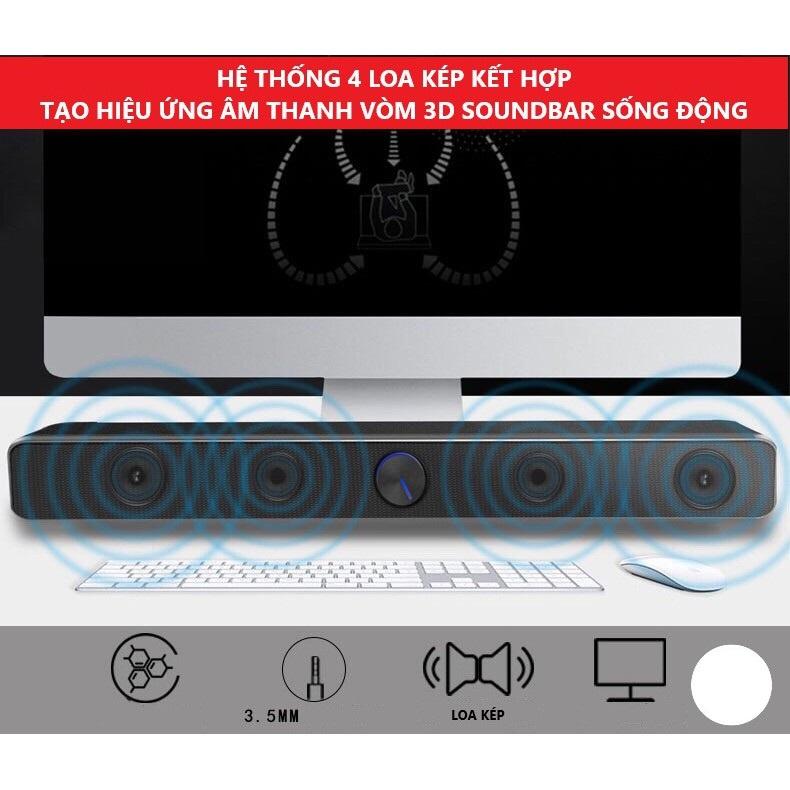 Loa SADA V-193 SUPER BASS 2022 Có Bluetooth Âm Thanh Vòm 3D Phiên Bản Đặc Biệt Dùng Cho Máy Tính Vi Tính Laptop PC Tivi