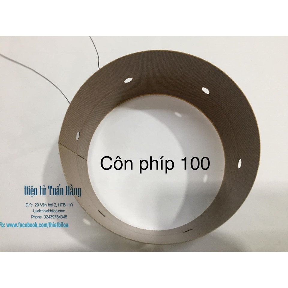 Côn loa bass 100 2 lớp phíp chống nhiệt