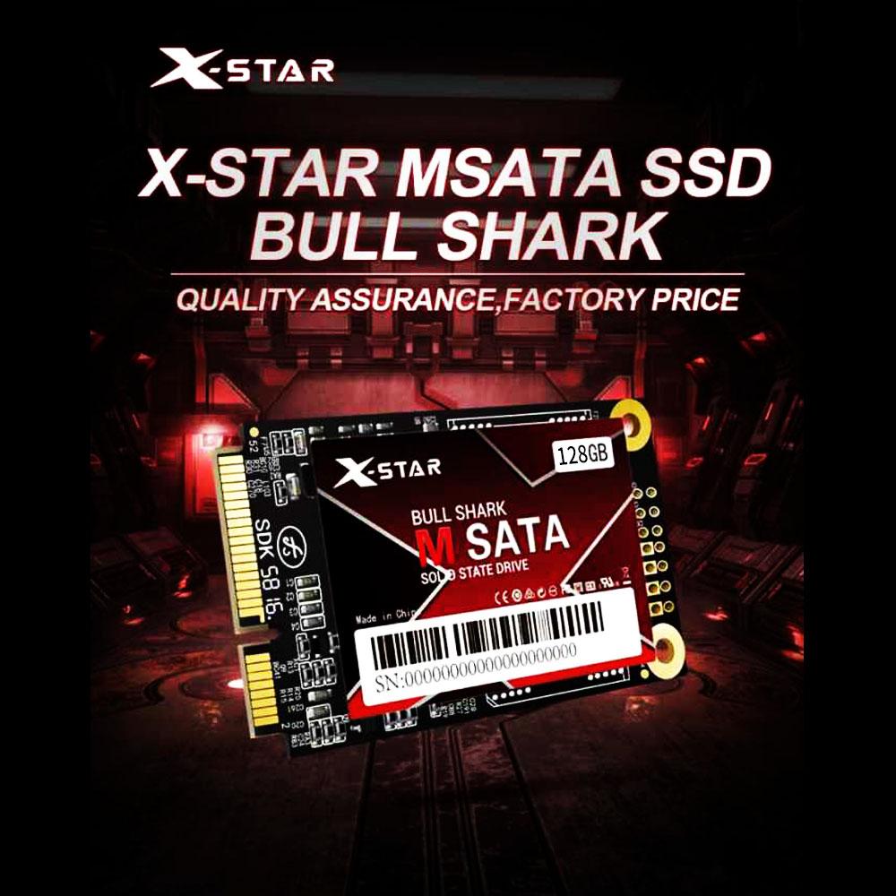 Ổ cứng thể rắn cho Máy tính PC Máy tính để bàn Máy tính xách tay X-star Bull Shark mSATA SSD 1.8 inch