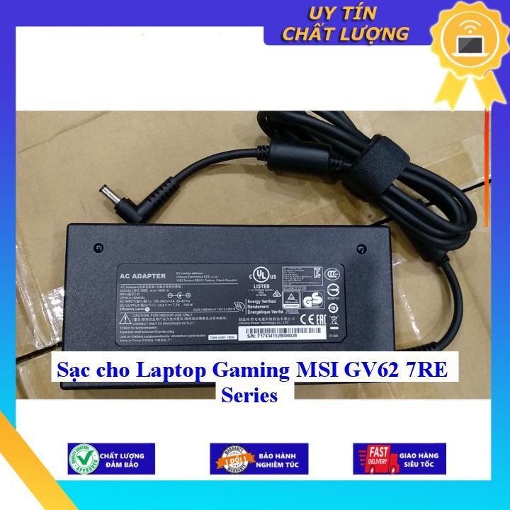 Sạc cho Laptop Gaming MSI GV62 7RE Series - Hàng Nhập Khẩu New Seal