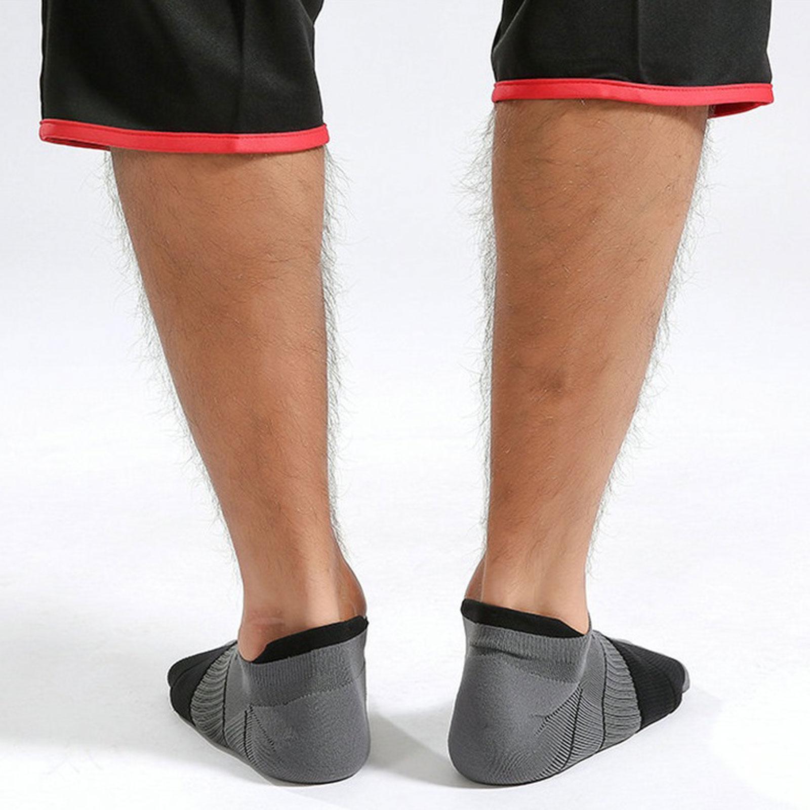 1 Pair Men Short Socks Crew Socks Nylon Bootie Socks Soft Athletic Low Cut Sports Socks Thermal Socks for Adults Cold Weather