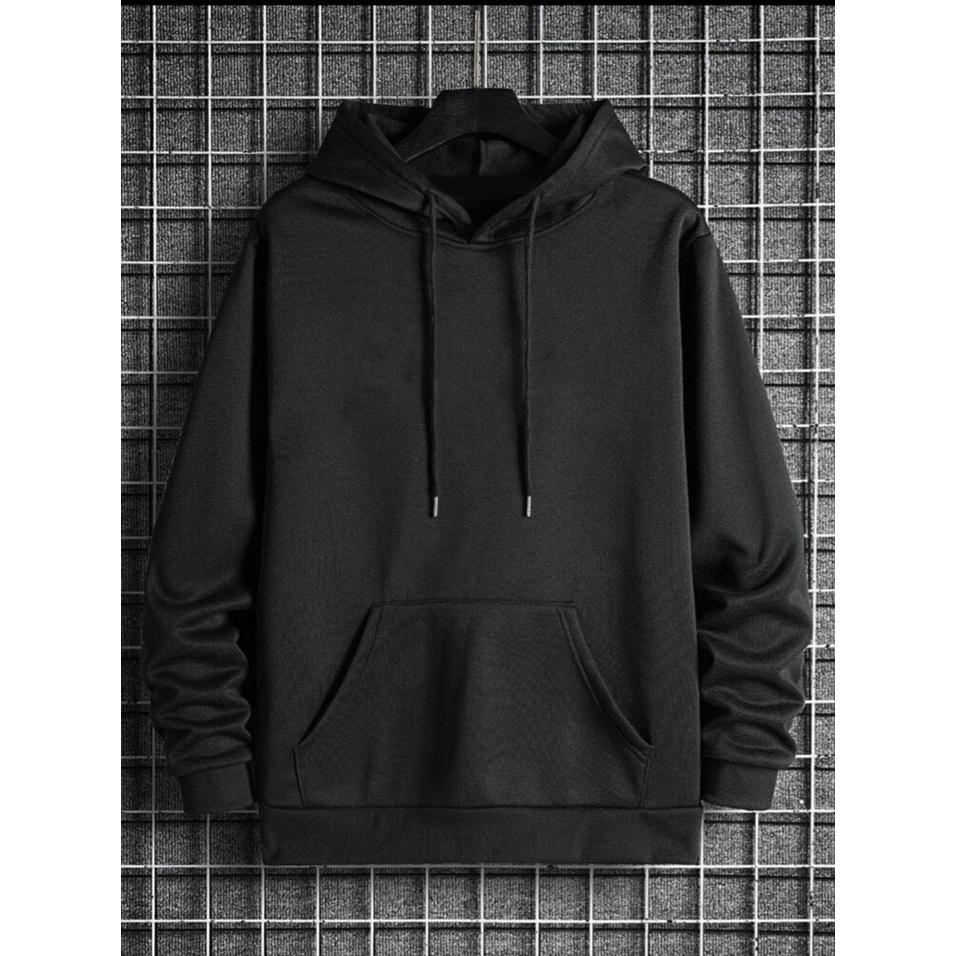 ÁO KHOẮC NỈ HOODIES MÀU ĐEN IN CHỮ PHẢN QUANG LƯNG BIG SIZE NAM TỚI 130KG