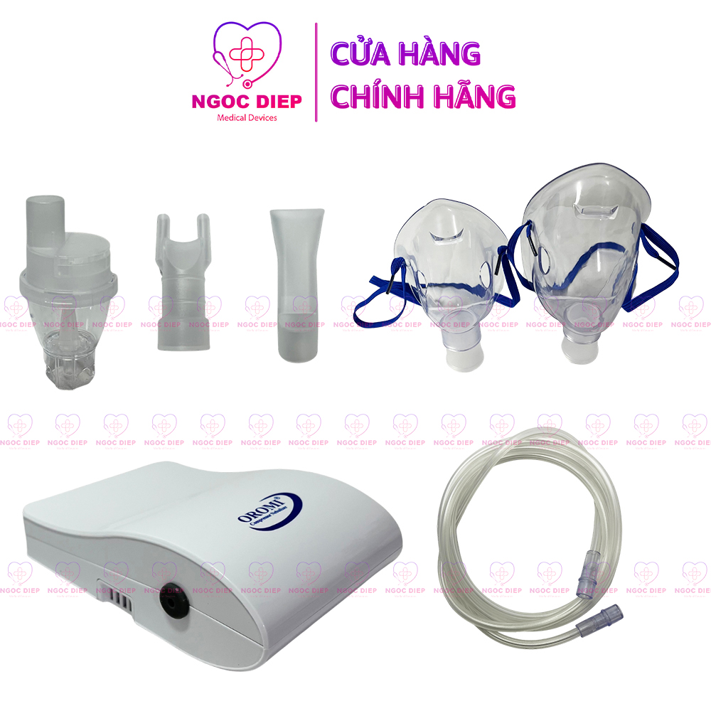 Máy xông khí dung OROMI TL-162 - Bộ xông mũi họng cho người lớn và trẻ em - Bảo hành chính hãng 5 năm